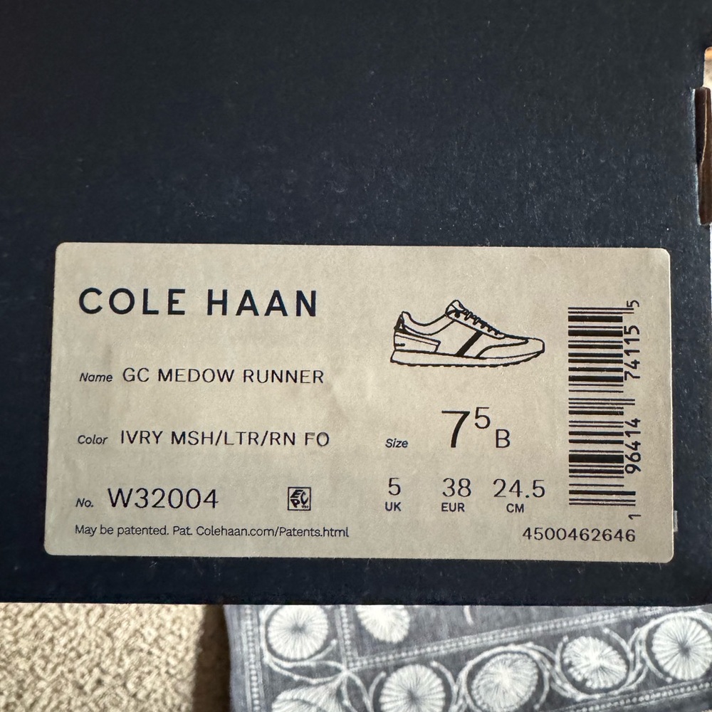 Cole Haan Teal and Tan Men's Sneakers - Picture 7 of 7